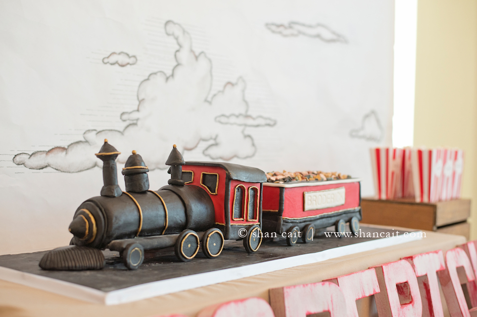 Vintage Train Birthday Party 10