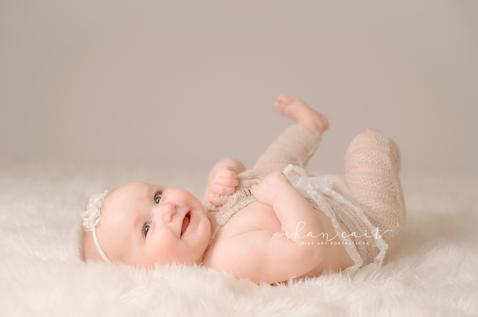 Sacramento Baby Photographer - Sacramento Newborn Photographer-Pink Baby Romper-Tiny Bean Baby Romper-Shan Cait