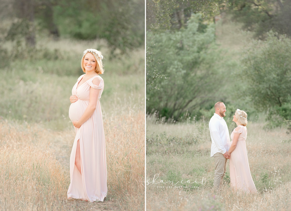 Sacramento Maternity Photographer-Sacramento Photographer-Best Maternity Photographer-Shan Cait-El Dorado Hills Photographer-pink dress-floral crown