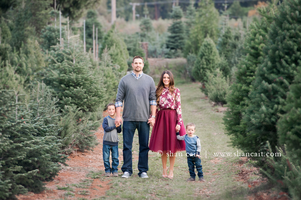 Christmas Tree Farm Photoshoot – Shan Cait Photography – Sacramento